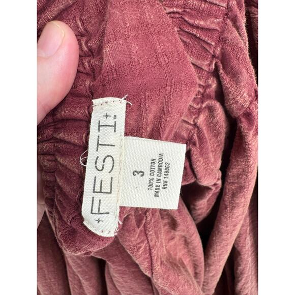 Torrid Festi Open Tie Back Maxi Dress Womens 3X Red Burgundy NEW - Picture 9 of 13